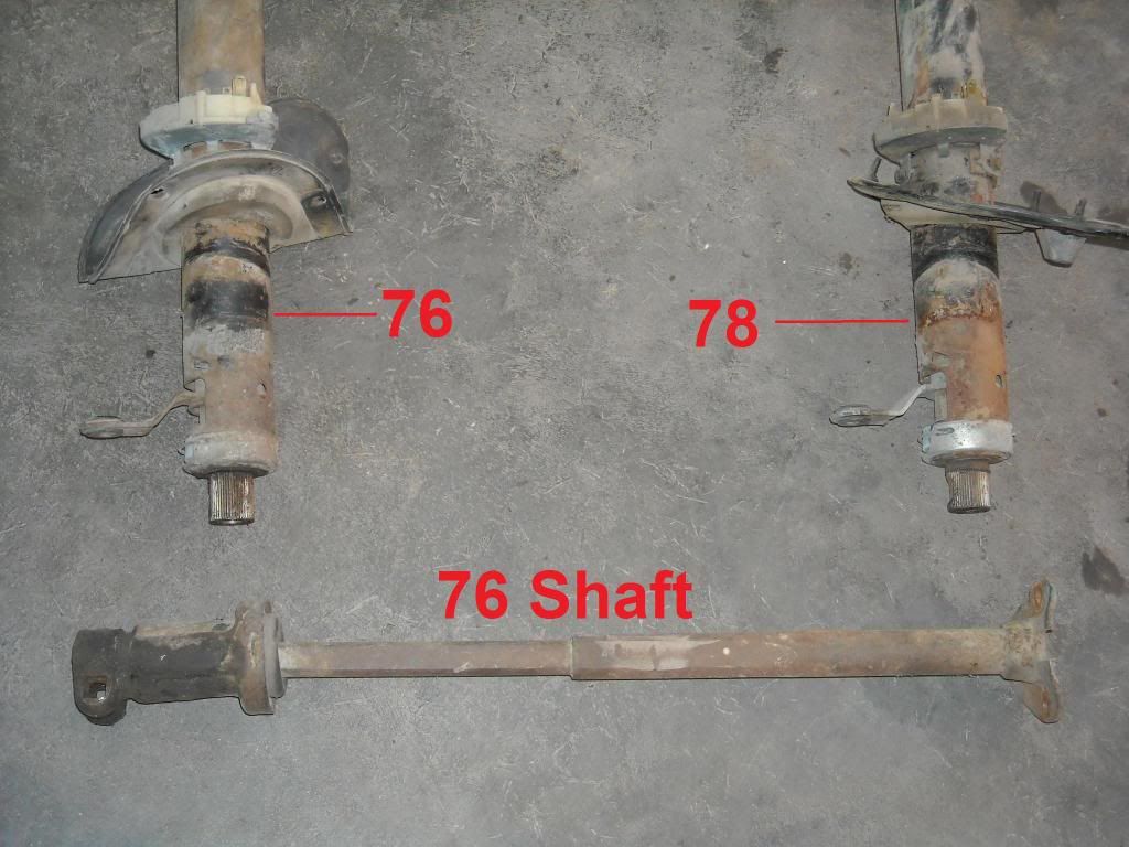 Mid 70's Tilt steering column interchange?
